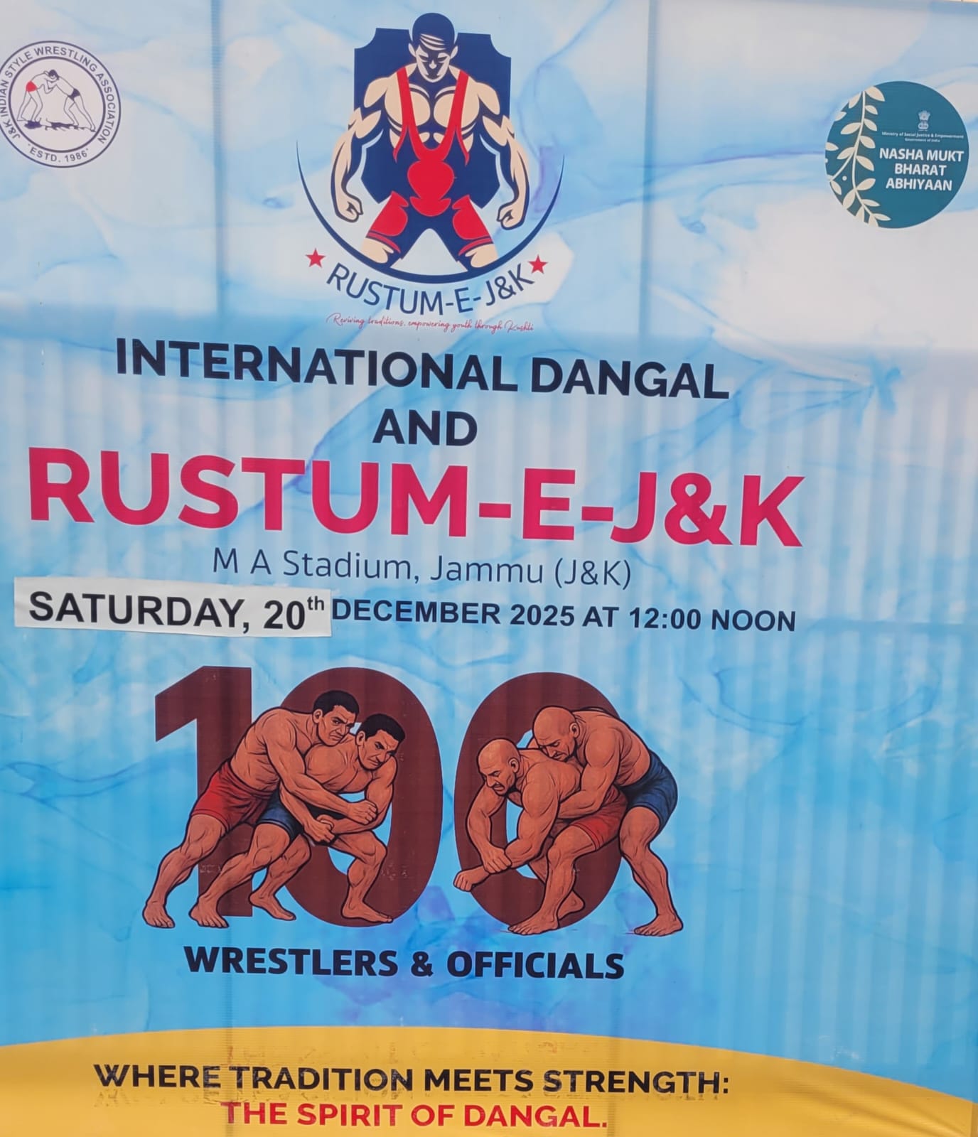 Rustam-e-J&K Dangal on Dec 20